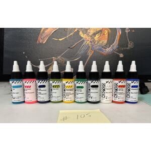 LOT OF 10 Golden High Flow Acrylics 1 fl. oz. /30 ml Sealed No Duplicates LOT105